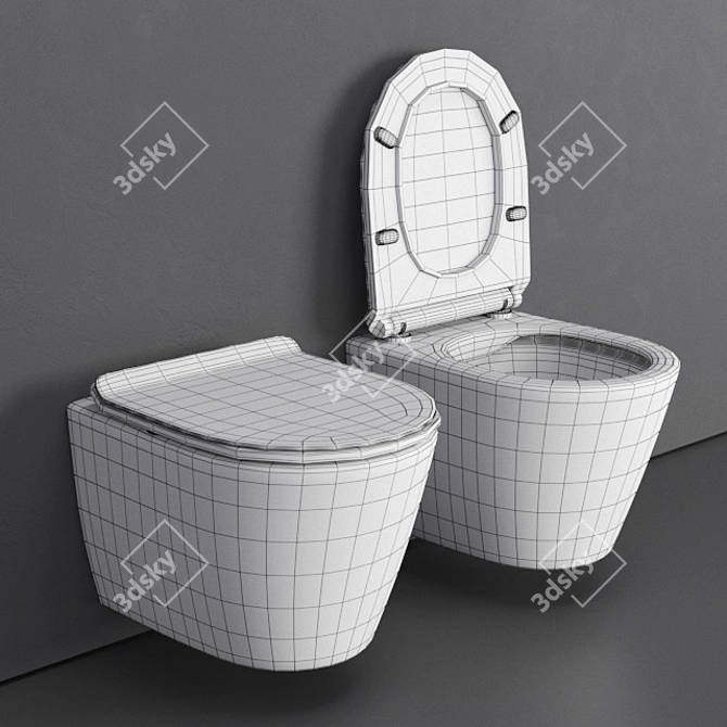 Elevate your bathroom with Calipso! 3D model image 2