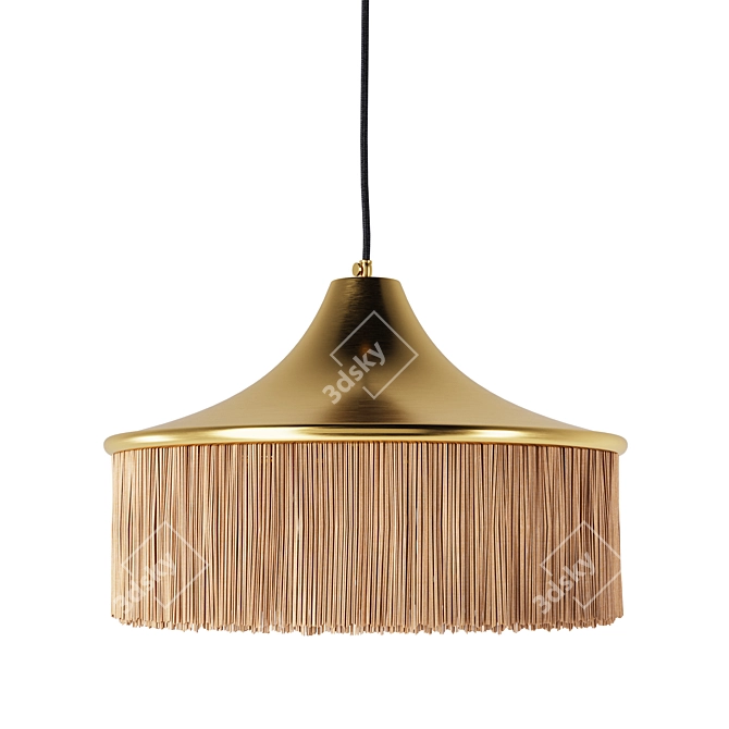 Fringe Suspension, Artistic Elegance 3D model image 1