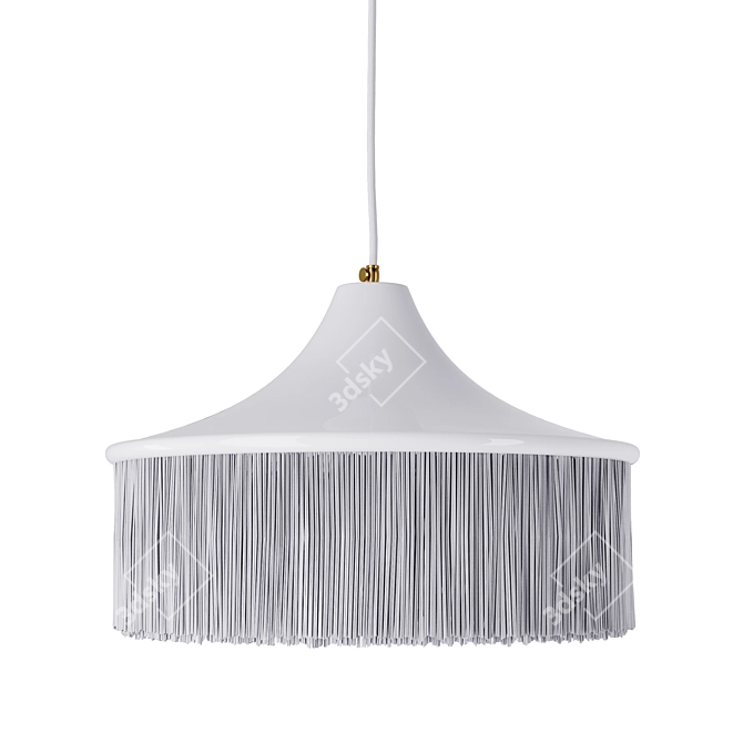 Fringe Suspension, Artistic Elegance 3D model image 2