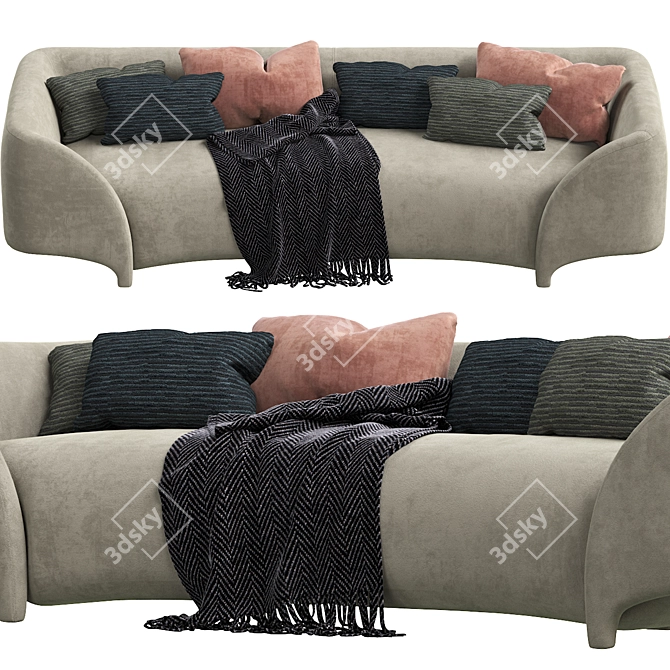 Vincenzo de Cotiis 330cm Modern Table 3D model image 2