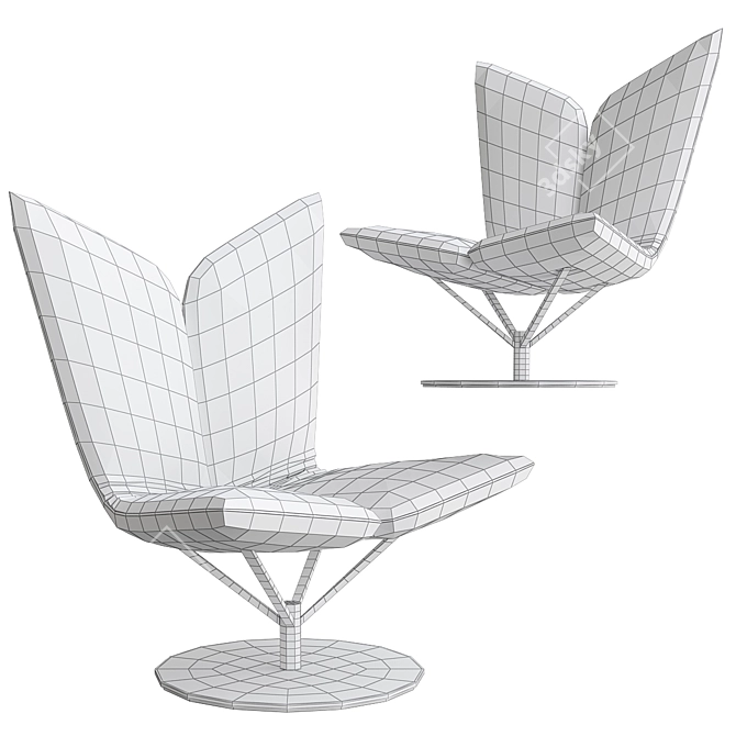 Heavenly Busk: Hertzog's Divine Touch 3D model image 2
