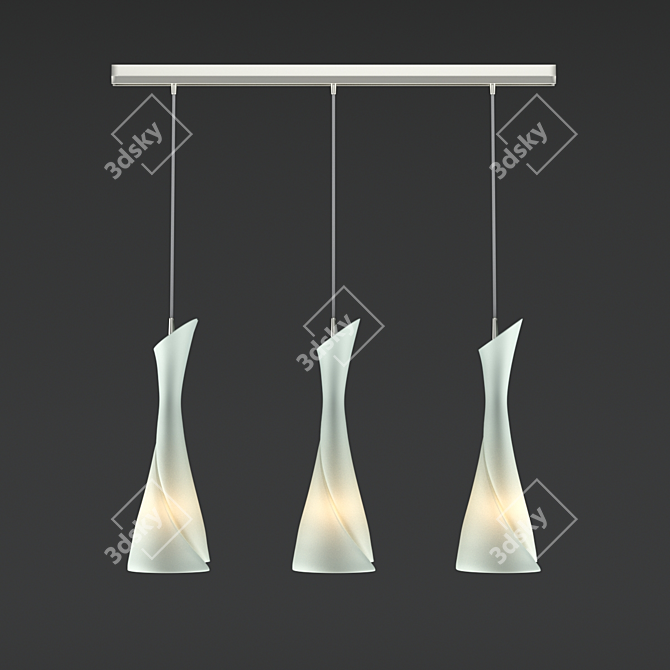 Zen Chandelier Zack 0771 OM 3D model image 1