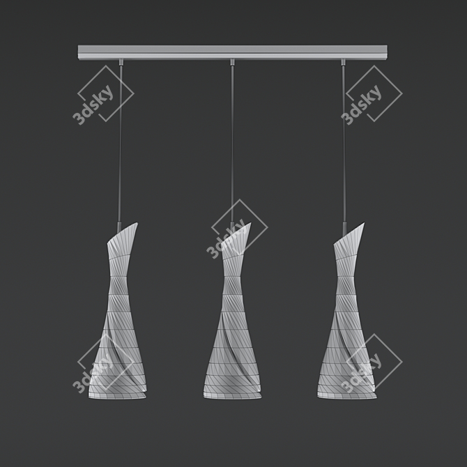 Zen Chandelier Zack 0771 OM 3D model image 2