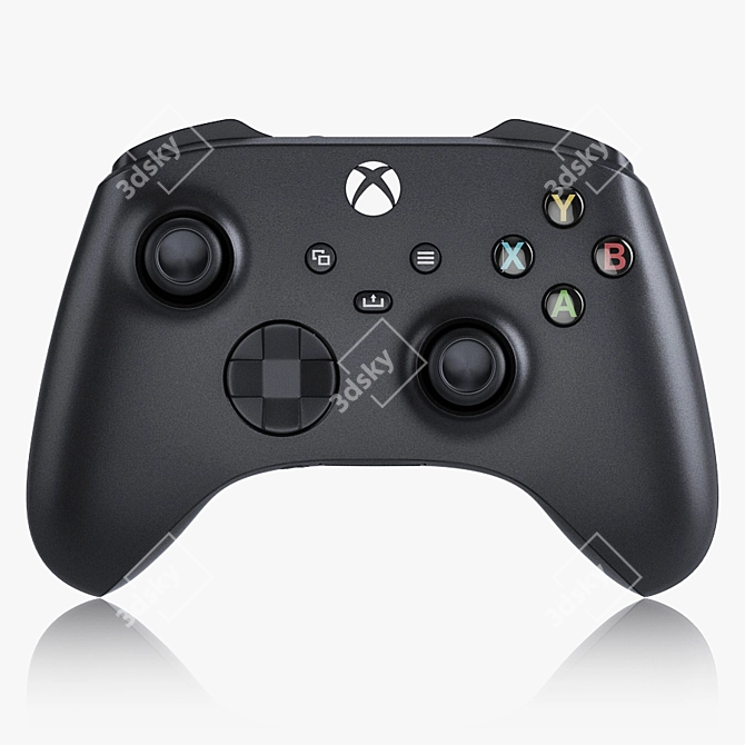 Next-Gen Gaming Controller: Xbox Series X 3D model image 1