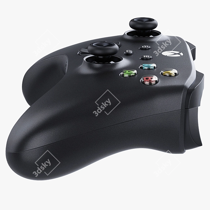 Next-Gen Gaming Controller: Xbox Series X 3D model image 4