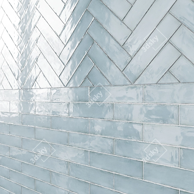 Colonial Colors Ceramic Wall Tiles 3D model image 4