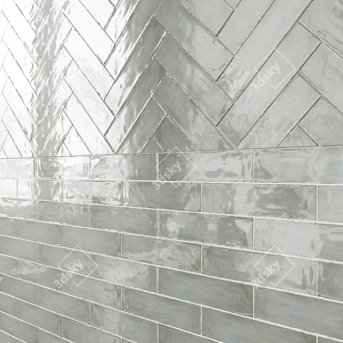 Colonial Colors Ceramic Wall Tiles 3D model image 5