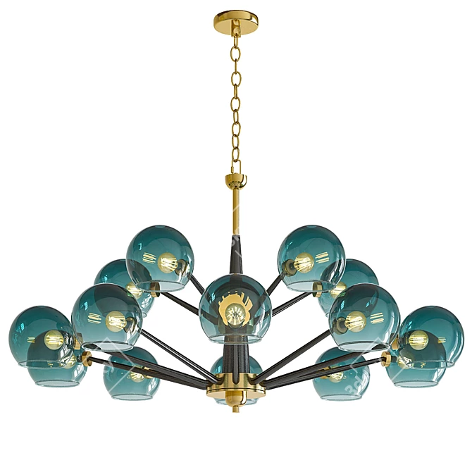 Modern Chandelier Collection 3D model image 3