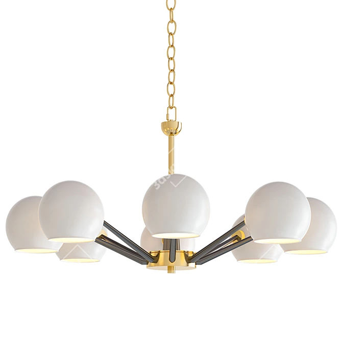 Modern Chandelier Collection 3D model image 4