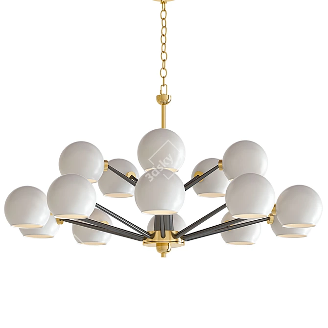 Modern Chandelier Collection 3D model image 5
