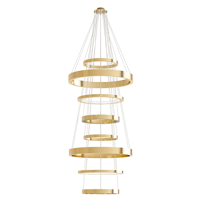 Modern Chandelier Collection 3D model image 1