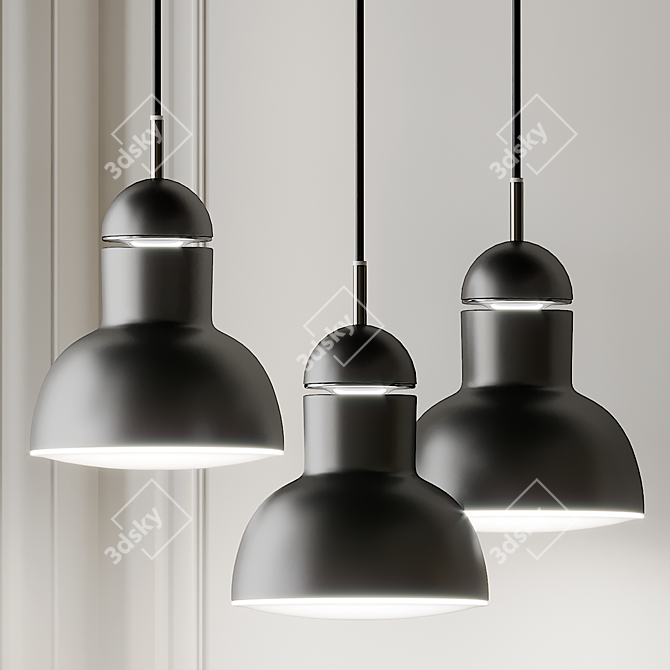 Modern Ceiling Light: Anglepoise Type 75 Maxi 3D model image 2