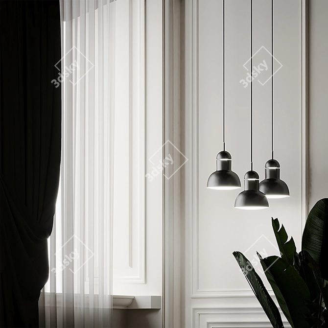 Modern Ceiling Light: Anglepoise Type 75 Maxi 3D model image 4