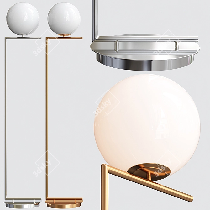 Arte Lamp Bolla-Unica Floor Lamp 3D model image 1
