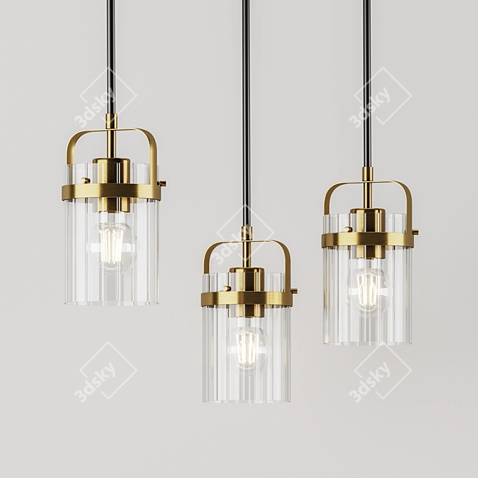 Tilda Pendant Lamp by Lampatron 3D model image 1