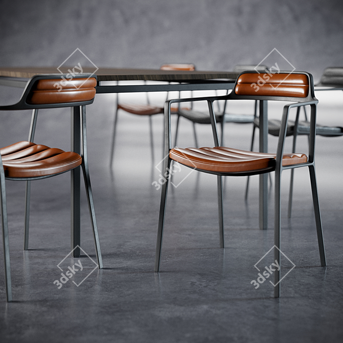 Title: VIPP Dining Set 3D model image 5