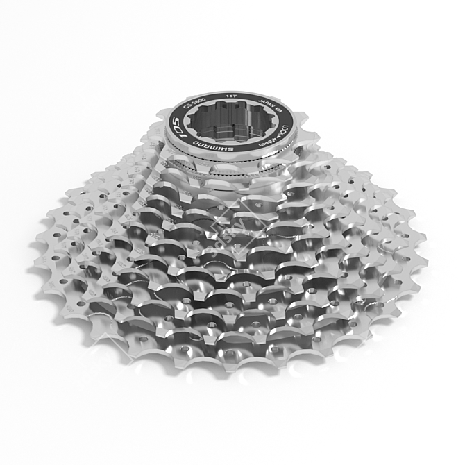 Shimano 105 CS-5800: 11-Speed Cassette 3D model image 1