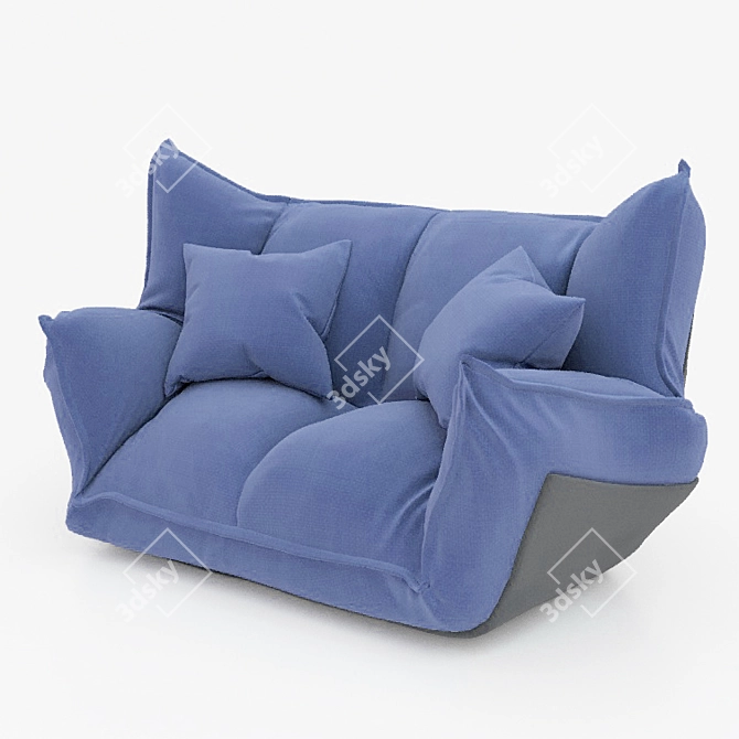 Comfy Sofa: High Detail, 3D Max Files 3D model image 5