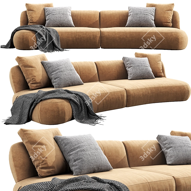Modern Surf-Inspired Molteni&C Comp.1 3D model image 1