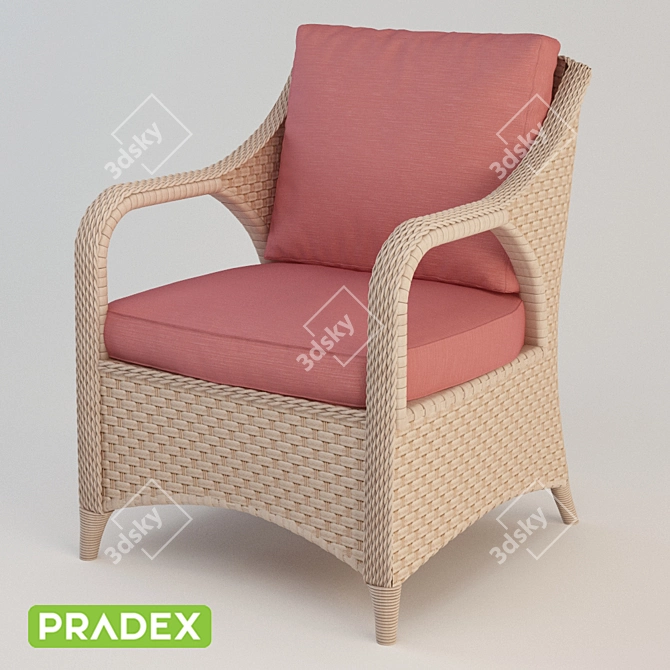 Osmo Pradex Outdoor Chair 3D model image 1