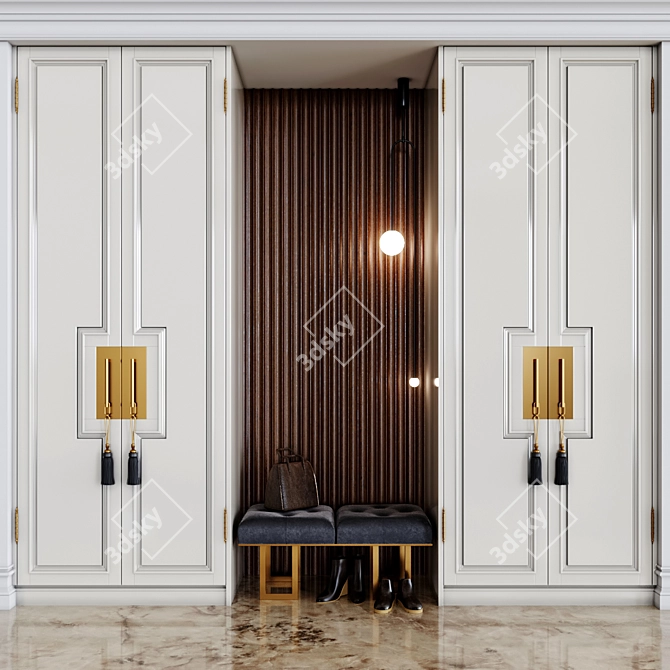 Customizable Furniture Set-1: Elegant Design, High-Quality Build 3D model image 1