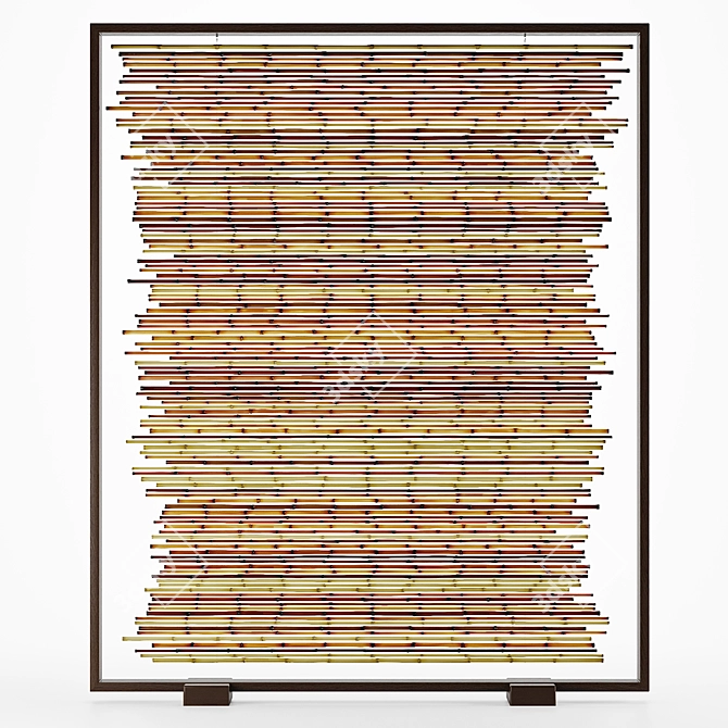 Gervasoni Black Walnut/Bamboo Partition 3D model image 1