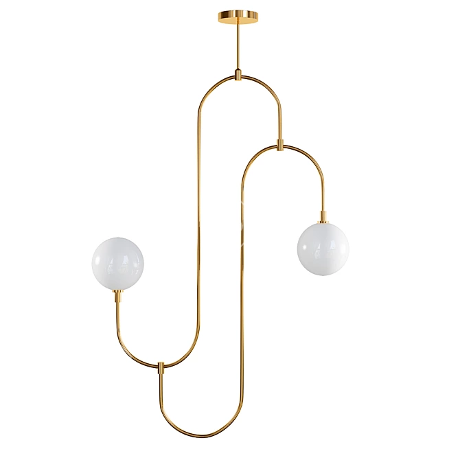 Modern Vetto Designer Lamp 3D model image 1