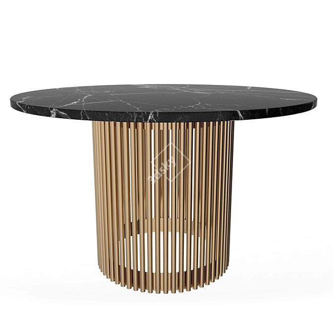 Modern Faun Dining Table 3D model image 1