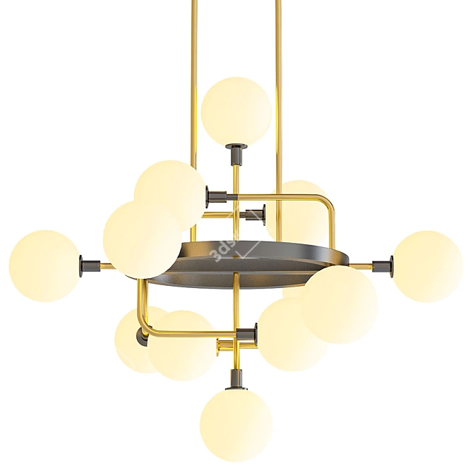 Modern Chandelier Collection 3D model image 3