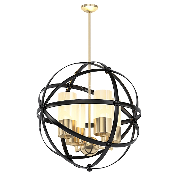 Modern Chandeliers Collection 3D model image 3