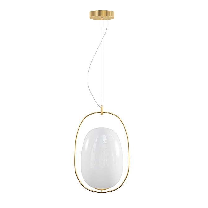 Minimalistic Millimeter Well Lamp 3D model image 1