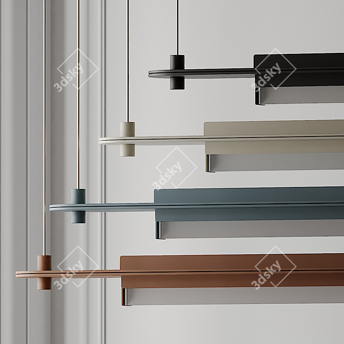 LL2 Ceiling Lamp: Elegant and Stylish 3D model image 3