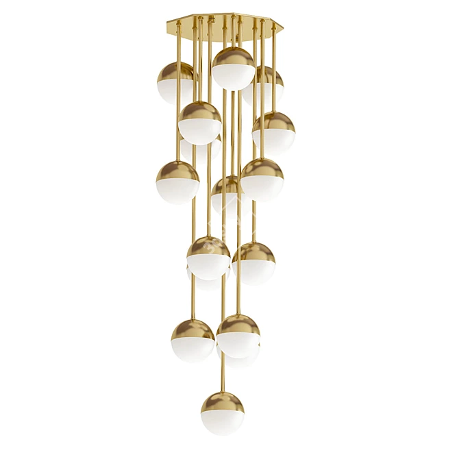 Modern Chandelier Collection 3D model image 3