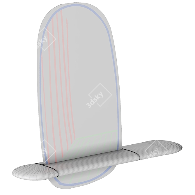 Bonaldo New Perspective Mirror: Reflecting Modern Elegance 3D model image 2