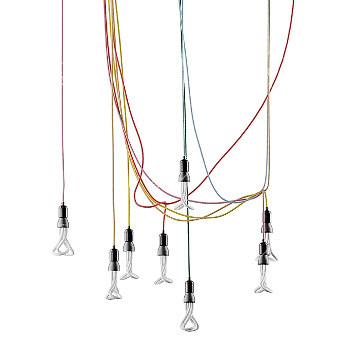 Unique Design Plumen Chandelier 3D model image 6