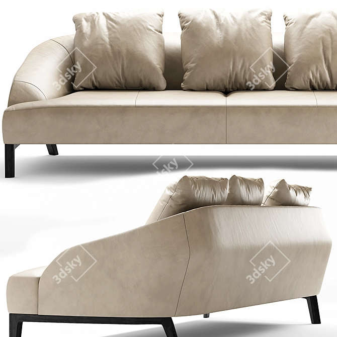 Luxurious Ligne Roset Sintra Sofa 3D model image 2