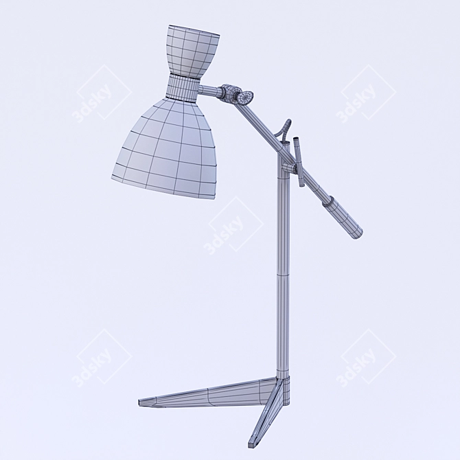 Elegant Villa Lumi Charlie Table Lamp 3D model image 3