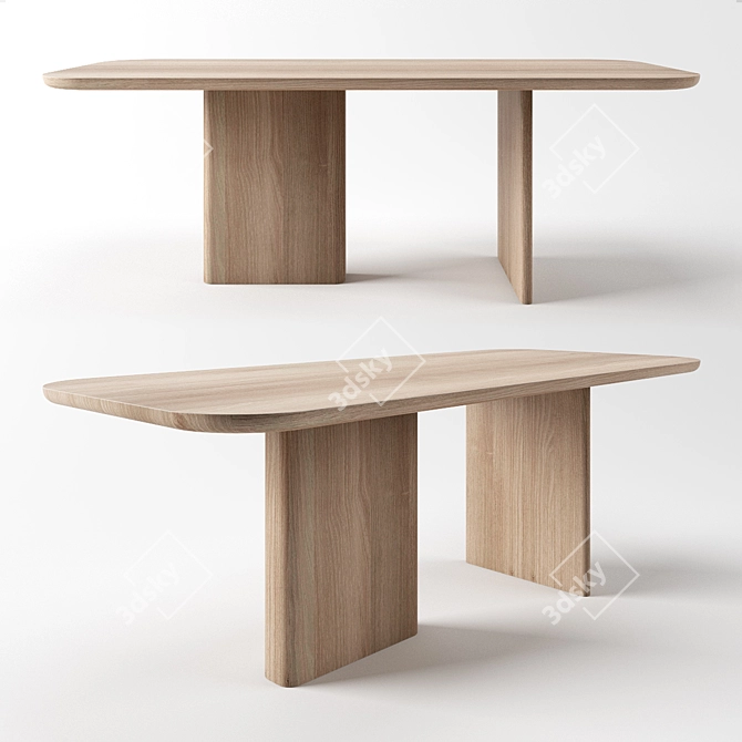 SURF Collection: Handcrafted Ivan Chudov Table 3D model image 1