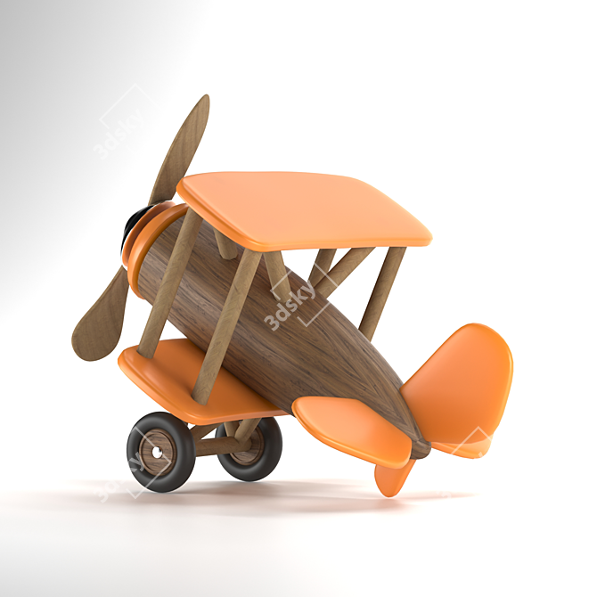 Kids Airplane: Model 2014 3D model image 3