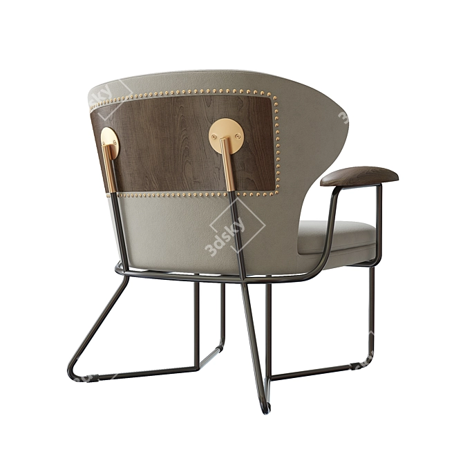 Relaxation Station: Chillax Lounge Chair 3D model image 3
