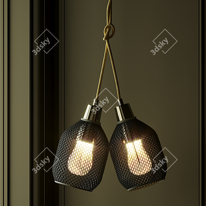 Hive Shade Plumen 002 LED Pendant 3D model image 2
