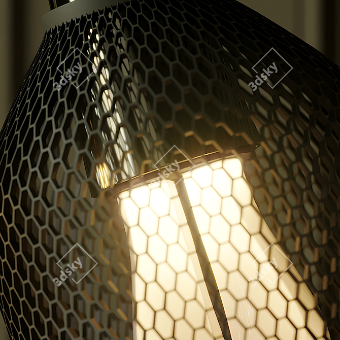 Hive Shade Plumen 002 LED Pendant 3D model image 3