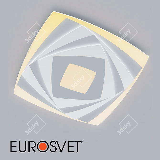 Eurosvet Mare LED Ceiling Light 3D model image 1
