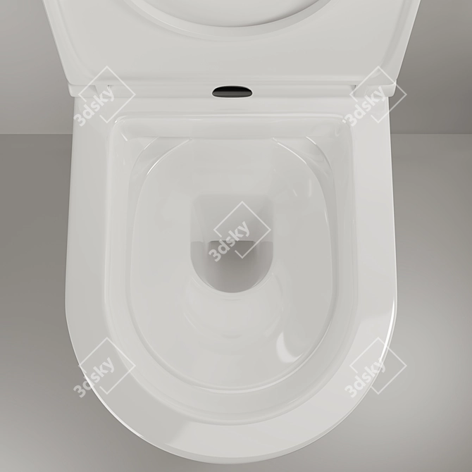 Ceramica Nova Brick Wall-hung Basin 3D model image 7