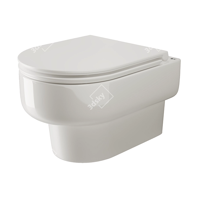 Ceramica Nova Brick Wall-hung Basin 3D model image 9