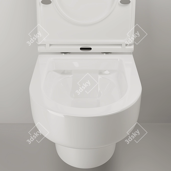 Ceramica Nova Brick Wall-hung Basin 3D model image 10