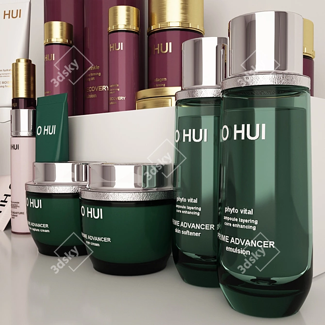 O HUI Cosmetics Set: Korean Beauty at its Best 3D model image 2