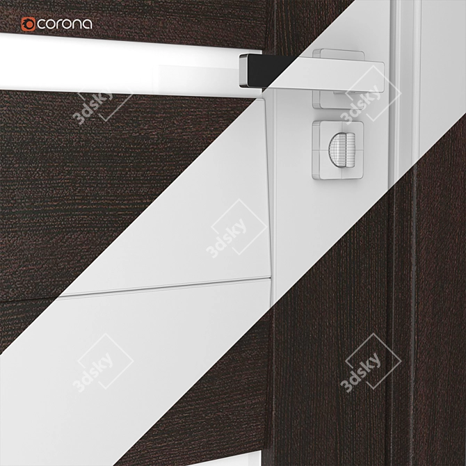 Cosmopolitan Interior Door: Sleek Elegance 3D model image 3