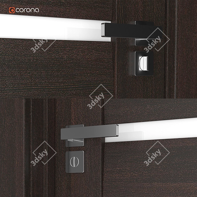Cosmopolitan Interior Door: Sleek Elegance 3D model image 5