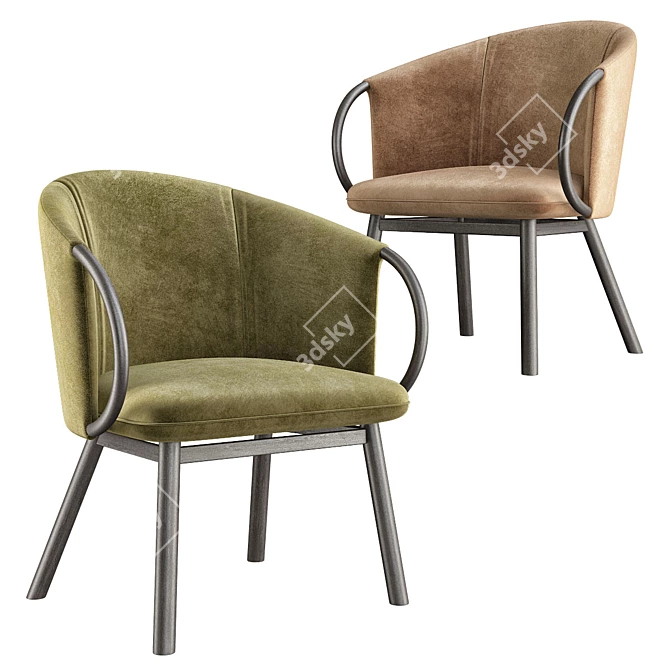 Elegant Zant 04 Chair 3D model image 3